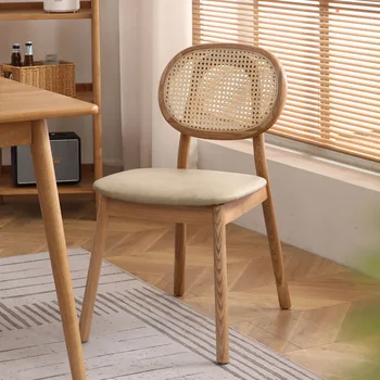 Дървени Дизайнерски Столове за Дневна Странични Дизайнерски Градински Столове От Ратан С Акцент За Грим Muebles Para El Hogar Мебели За Дома WJ30XP