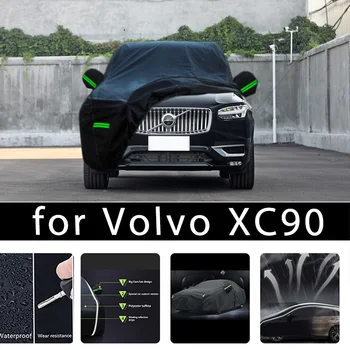 За Volvo XC90 Външна защита, пълни с автомобил сеат, Снежната покривка, козирка, Водоустойчива прахозащитен външни автомобилни аксесоари