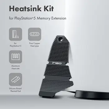 Игрова конзола NVMe Твърд диск M. 2 SSD Радиатор Охлаждане Аксесоари за PS5